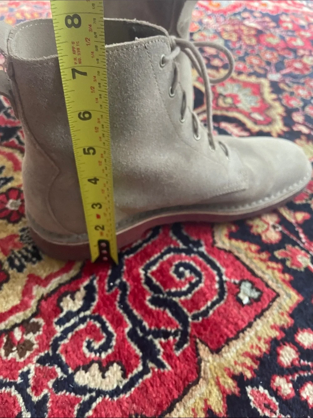 Neutral Suede Lace-Up Desert Boots